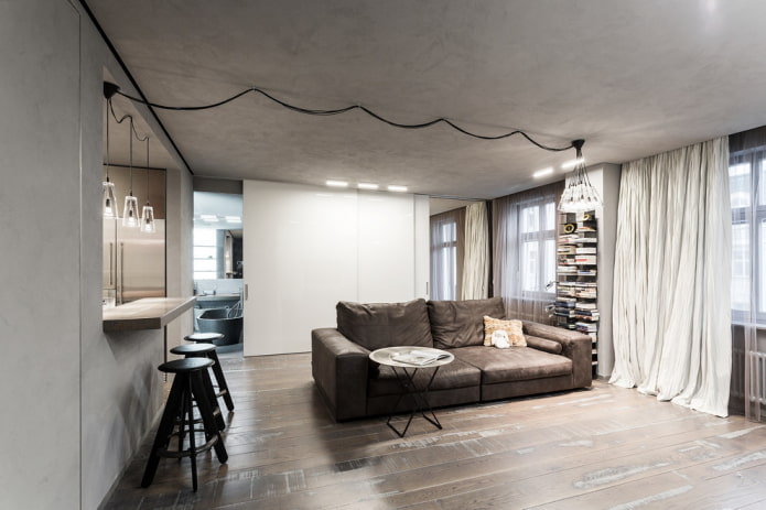 Plafond sous béton