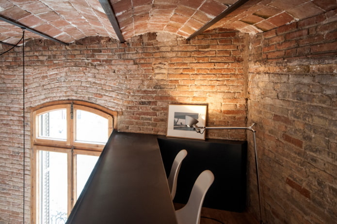 Plafond en briques