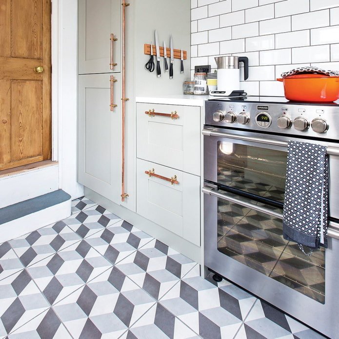 Carrelage de sol pour la cuisine