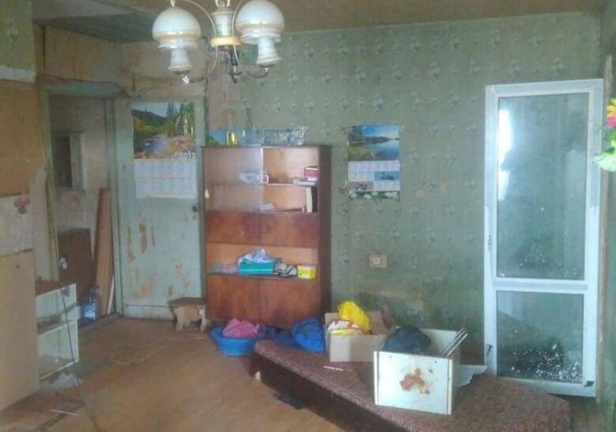 Pièce avant rénovation