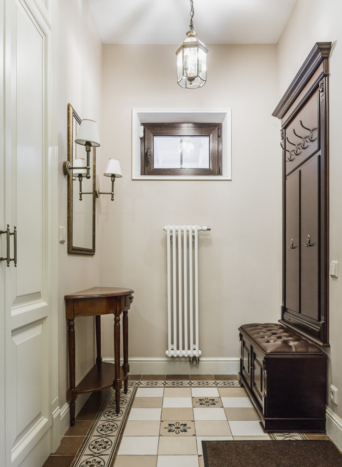 emplacement du couloir à l'intérieur d'un couloir étroit