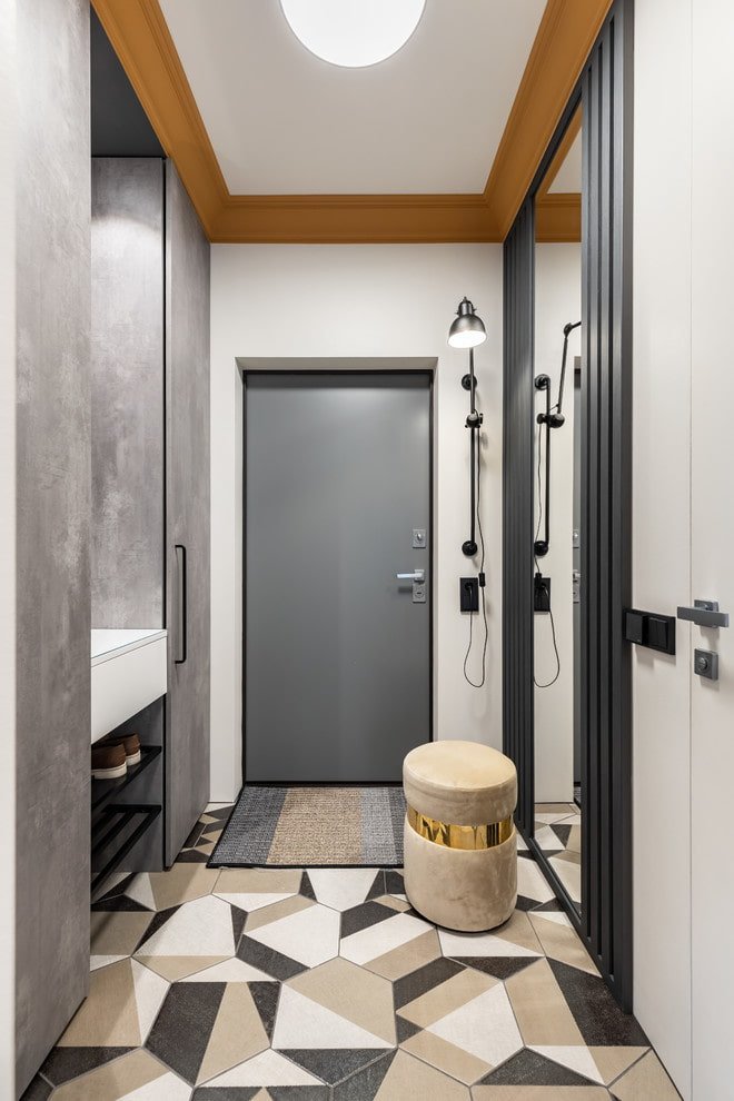 agencement du couloir dans un appartement Khrouchtchev