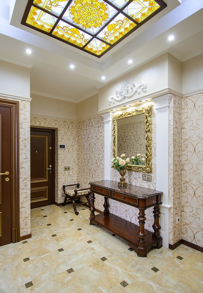 décoration de couloir de style classique
