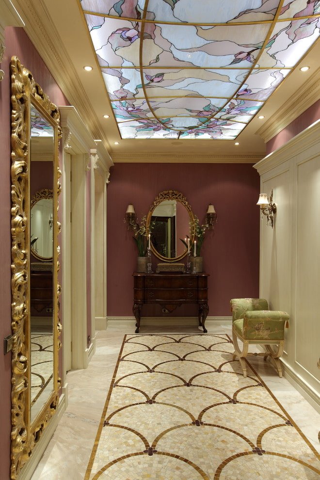 décoration de couloir de style classique
