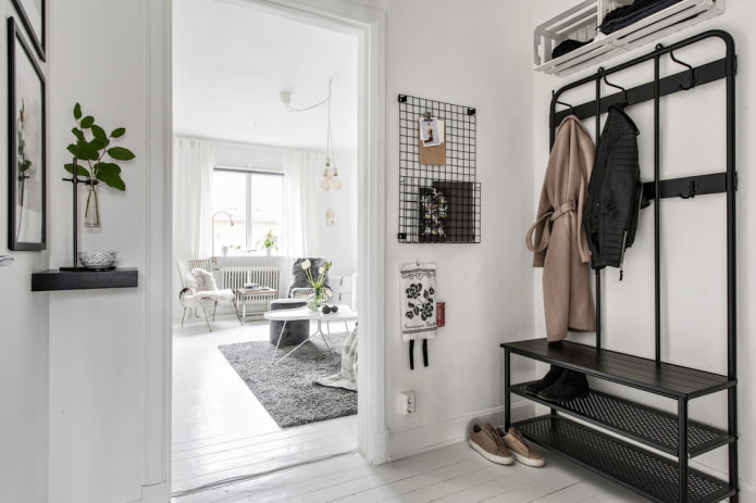 Meubles d'intérieur de couloir de style scandinave
