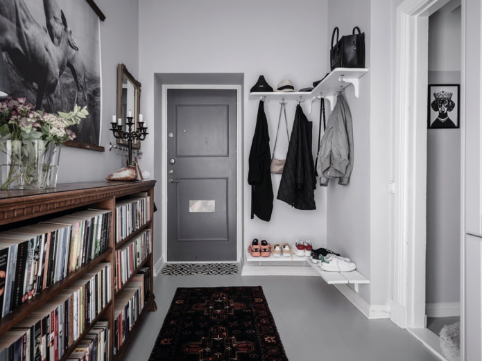 Meubles d'intérieur de couloir de style scandinave