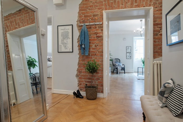 Décoration de couloir de style scandinave