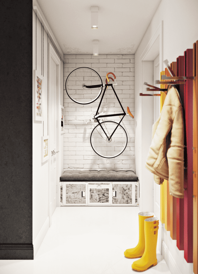 Décoration d'intérieur de couloir scandinave