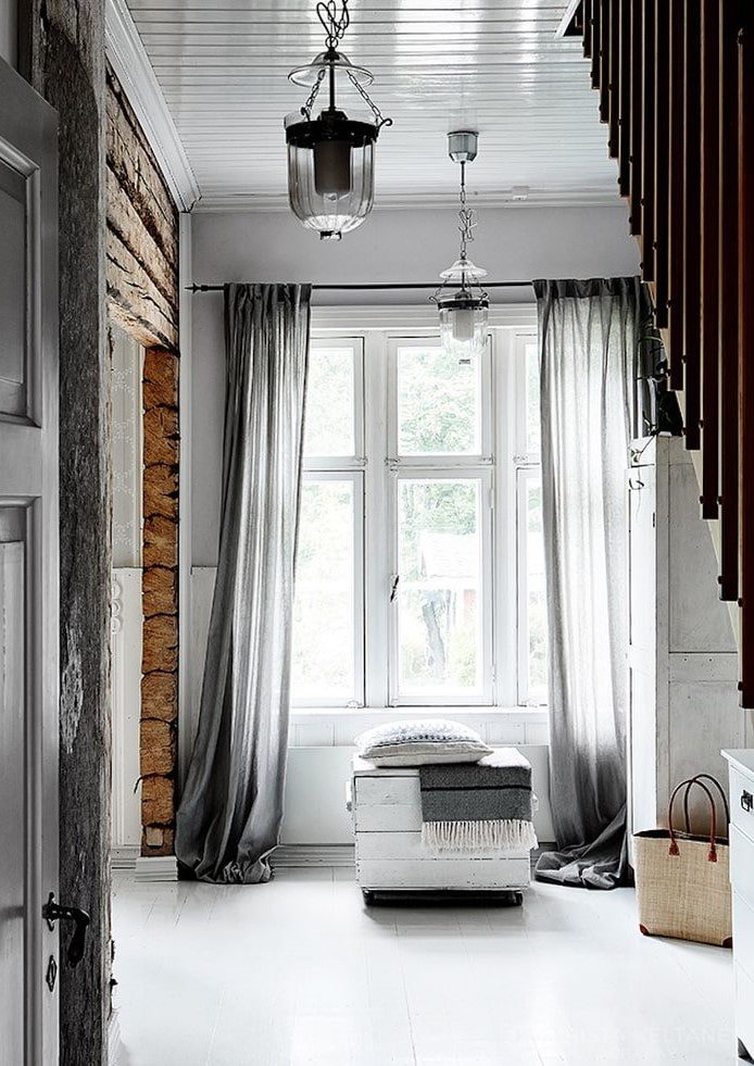 Décoration d'intérieur de couloir scandinave