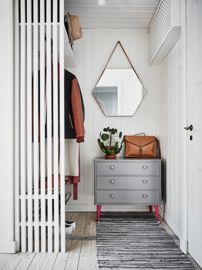 Design intérieur de couloir scandinave