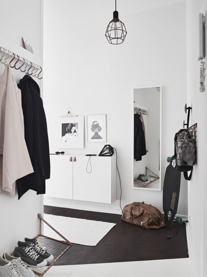Design intérieur de couloir scandinave