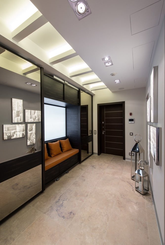 meubles pour un couloir en Style high-tech