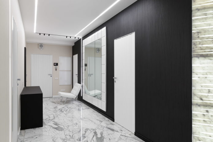 conception de couloir dans Style high-tech