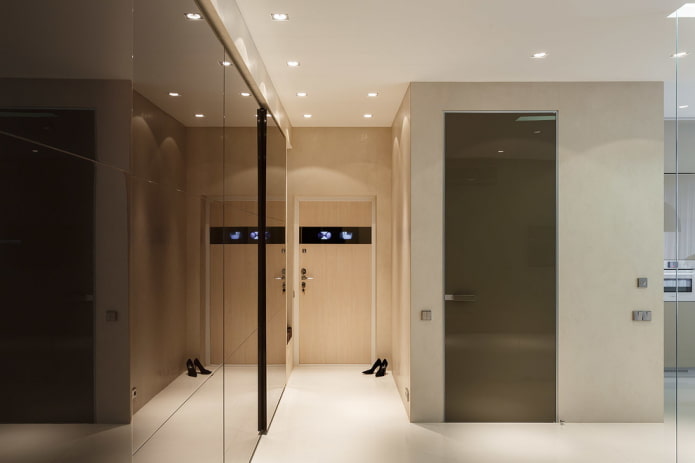 Design de couloir high-tech