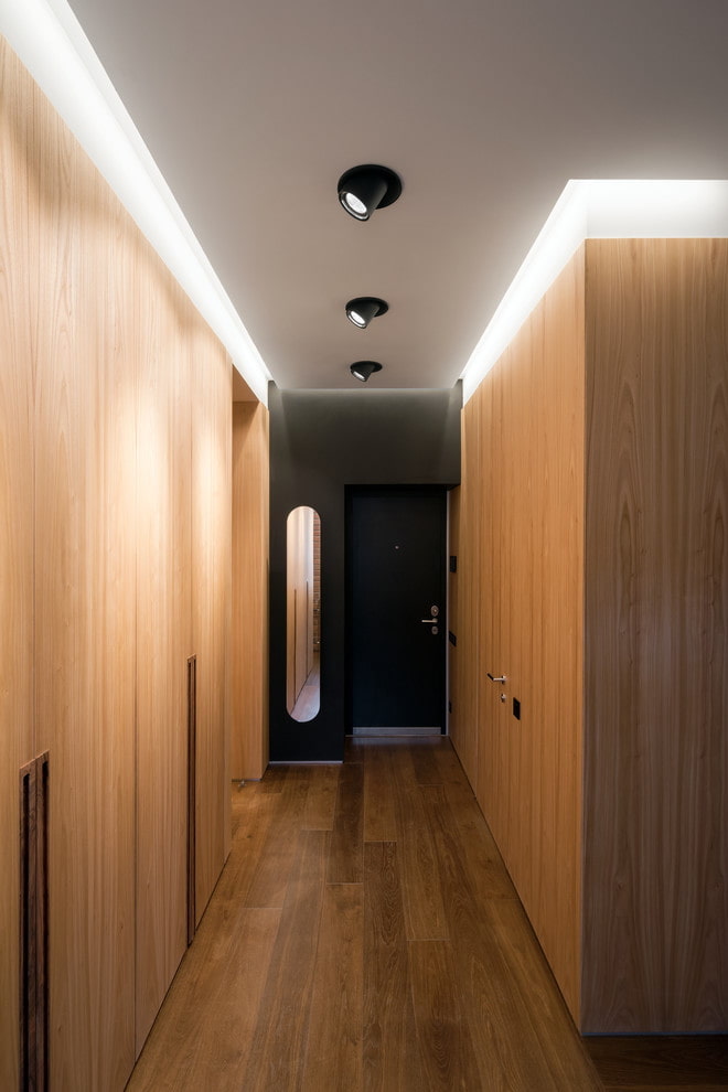 conception de couloir dans un style high-tech