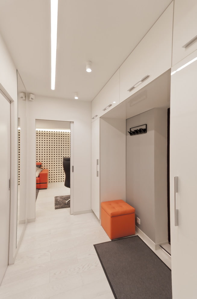 conception de couloir dans un style high-tech