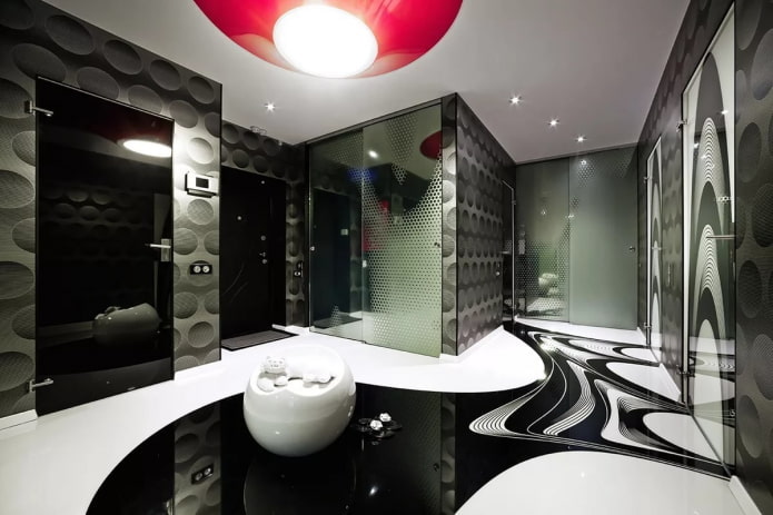 Design de couloir high-tech