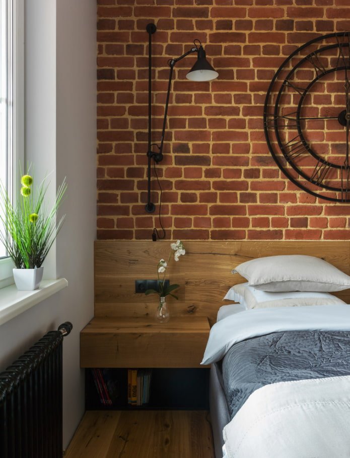 table de chevet style loft