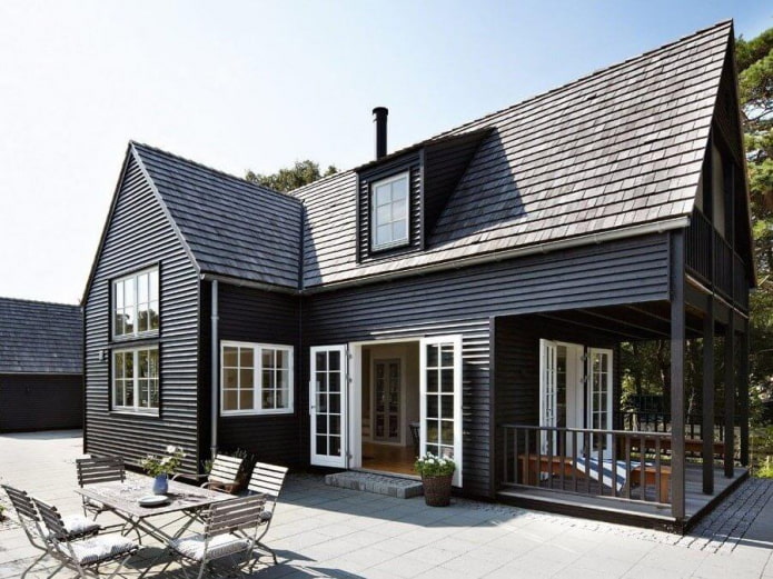 Maison en noir