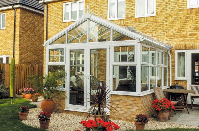 extension en verre