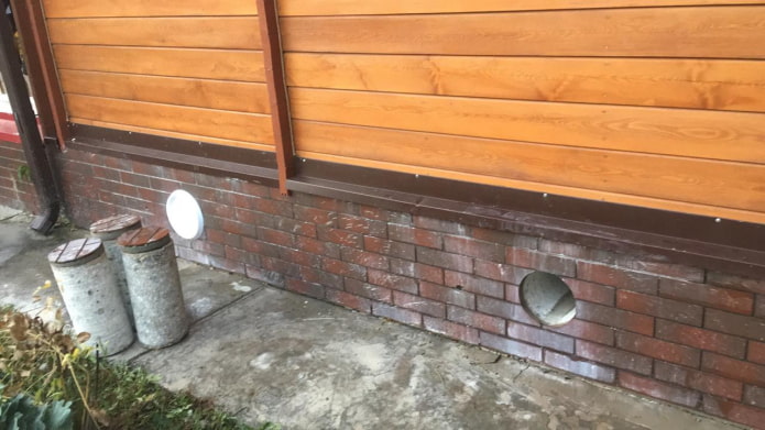 bouchons en béton pour les évents de fondation