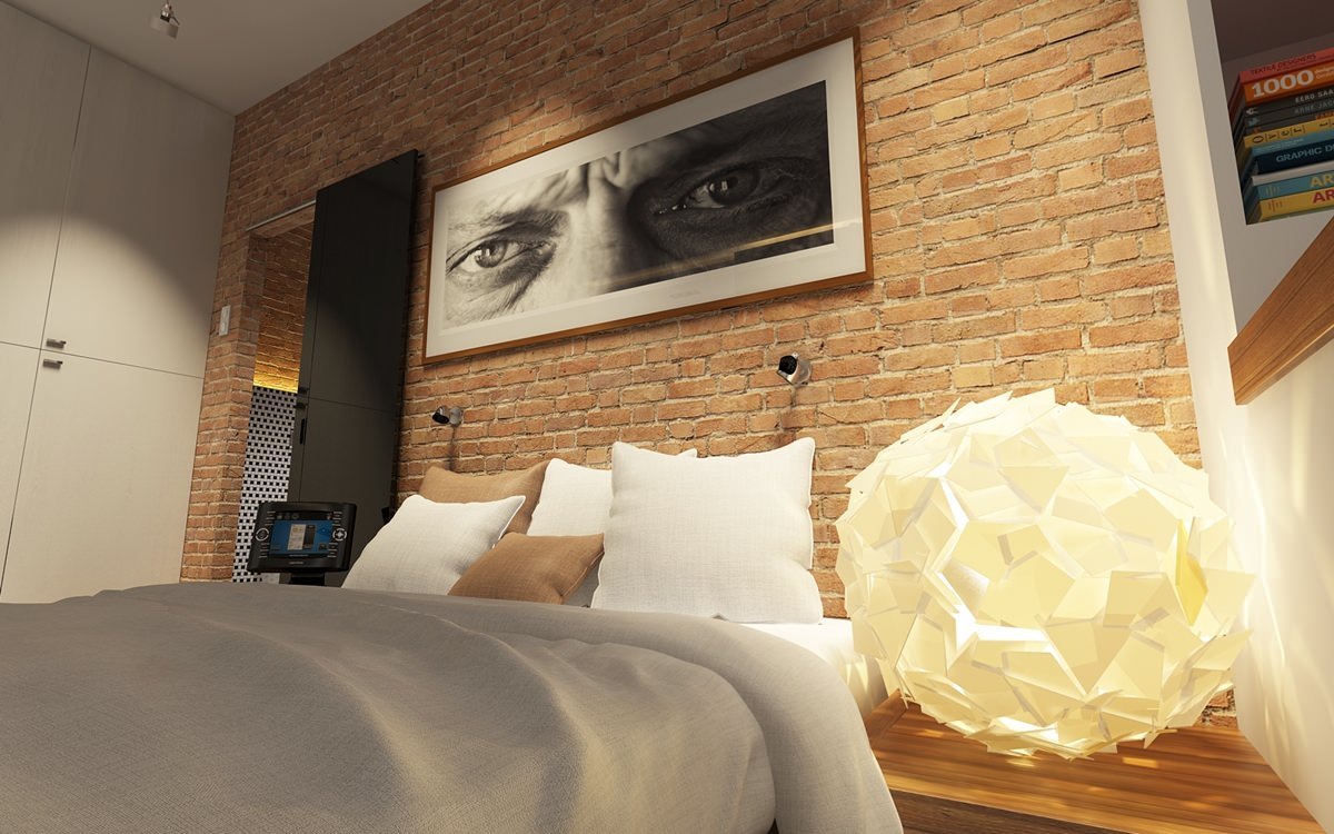 chambre dans le studio