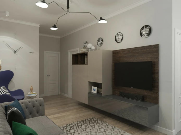 grand salon avec une niche