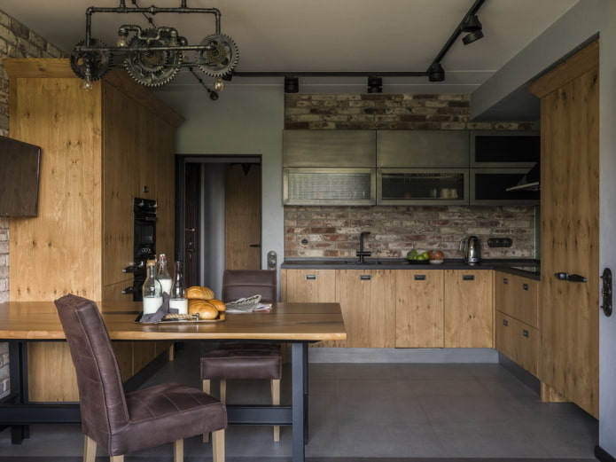 Un mur plein de style loft