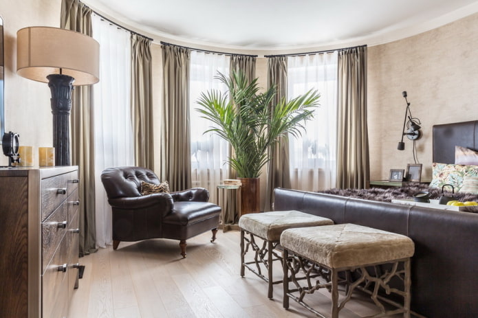 poufs forgés dans une chambre