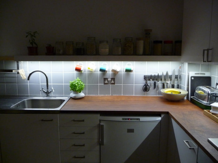 Éclairage de cuisine LED
