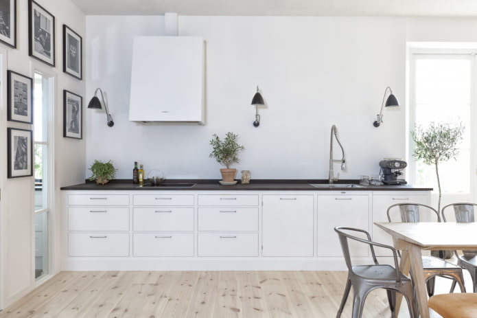 appliques murales dans la cuisine
