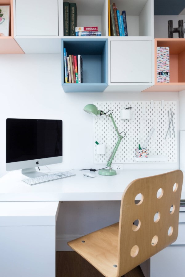Rangement dans la zone de travail