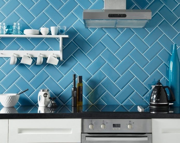 Carrelage en zigzag