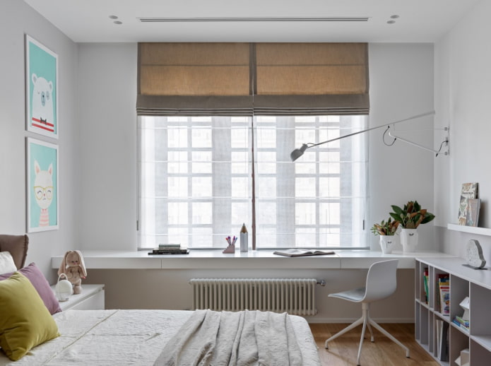 planification d'une chambre d'enfant pour une adolescente