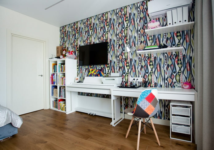une chambre d'enfant pour un musicien