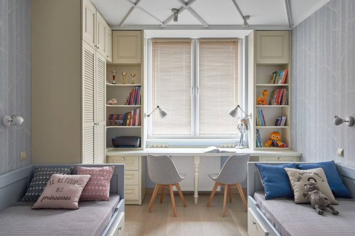 chambre d'enfant pour frère et sœur