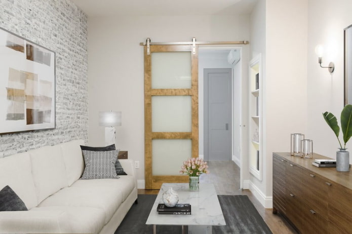 panneaux coulissants de style scandinave