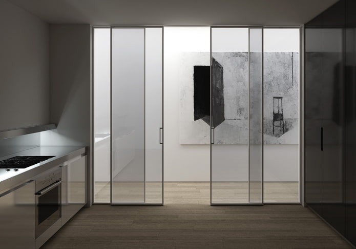 Portes coulissantes de style moderne