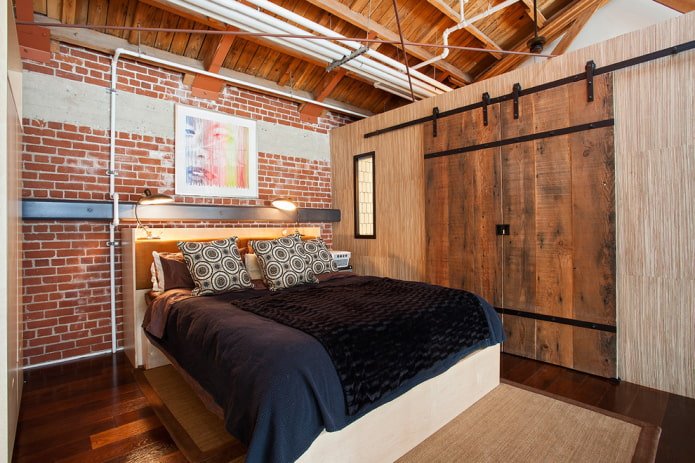 panneaux coulissants de style loft