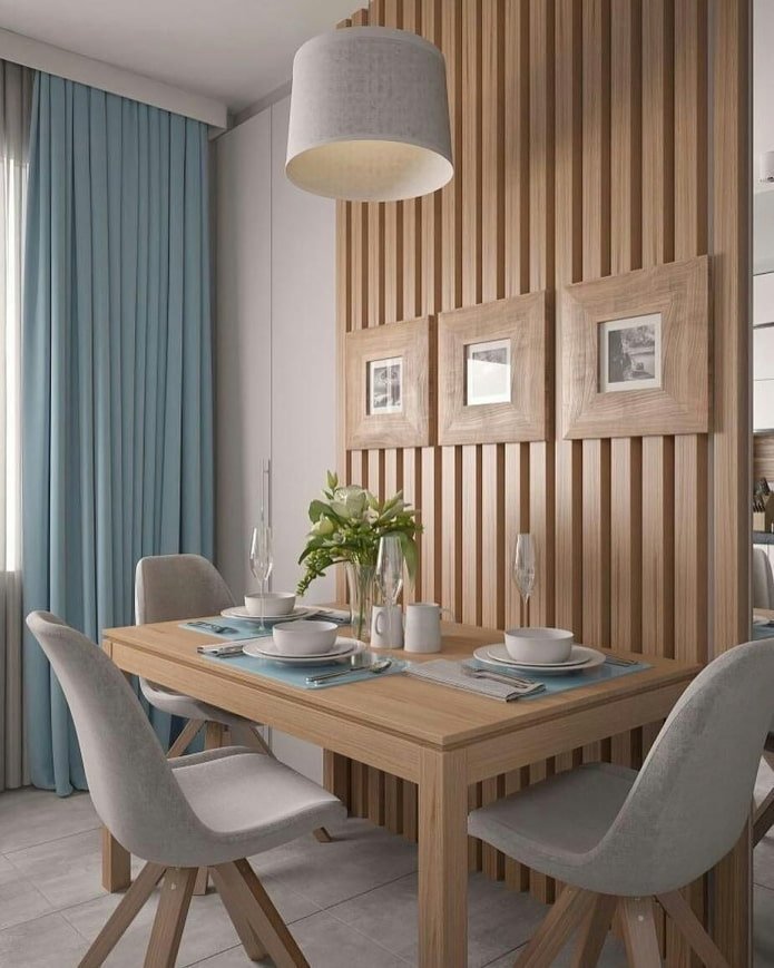 finition de cuisine en bois