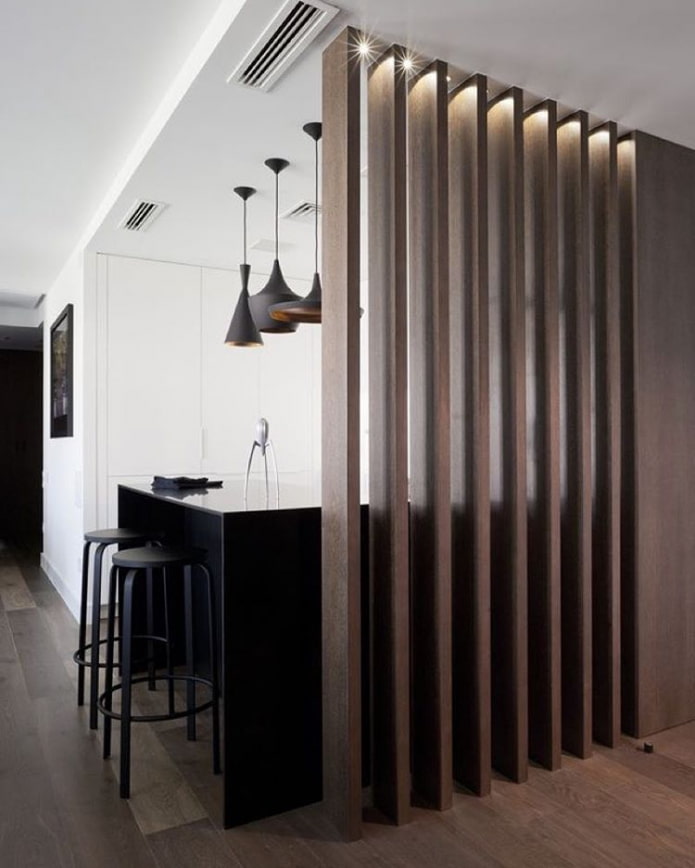 Zonage avec des planches