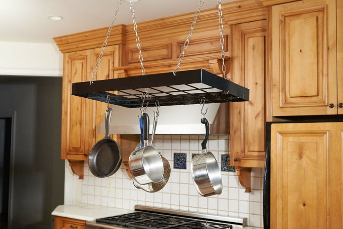rail de suspension pour la cuisine