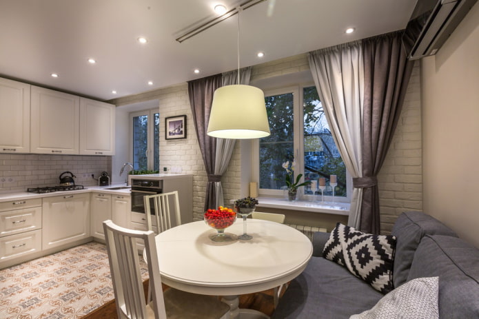éclairage dans un appartement Khrouchtchev