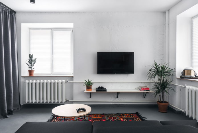 décoration murale dans un appartement Khrouchtchev