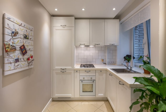 éclairage dans un appartement Khrouchtchev