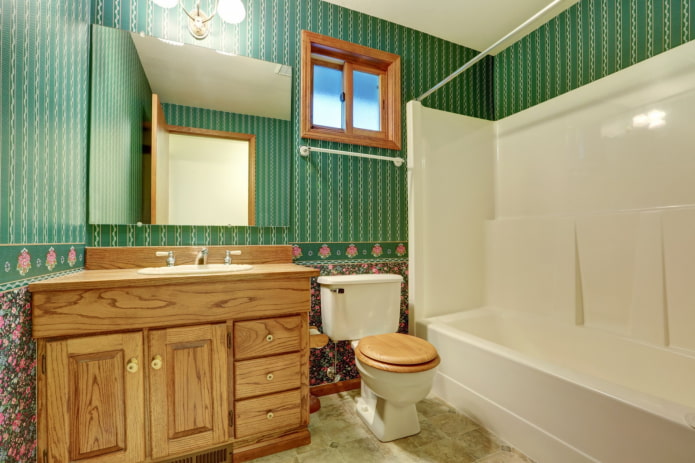 salle de bains de style rétro