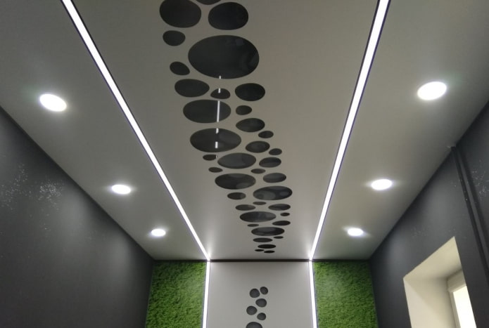 plafond tendu sculpté mat