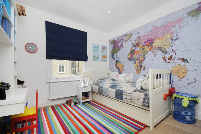 Stores romains occultants pour la chambre d'enfant