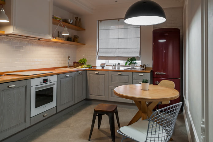 stores romains dans la cuisine