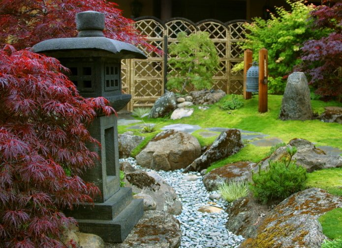 Jardin de rocaille japonais